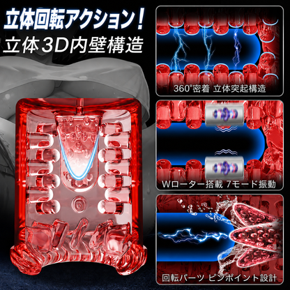 HydroCore™【メンズ用全自動マッサージャー｜3機能×7段階】【当店売上No.1】