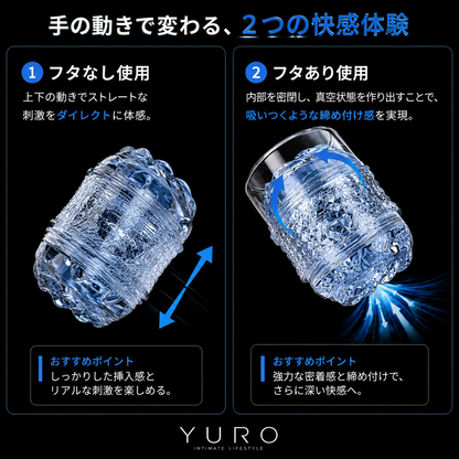 Yuro TwinFlow™｜デュアル構造で心地よく楽しむメンズセルフケアアイテム