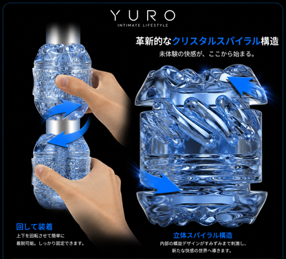 Yuro TwinFlow™｜デュアル構造で心地よく楽しむメンズセルフケアアイテム