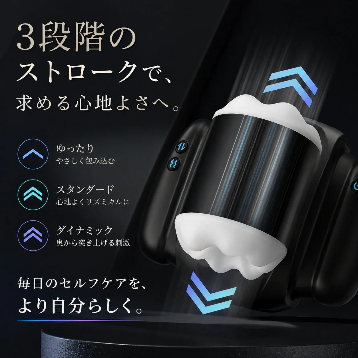 MotionCore™【全自動オートモーション｜9段階モード・スマホホルダー付】